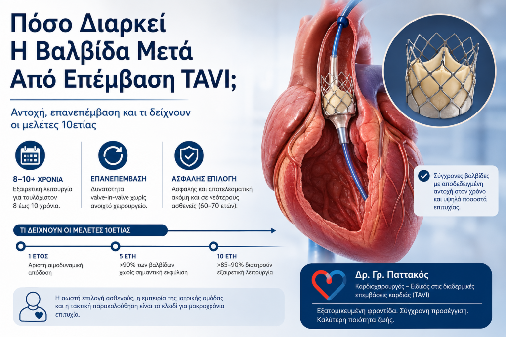 Πόσο Διαρκεί Η Βαλβίδα Μετά Από Επέμβαση TAVI;