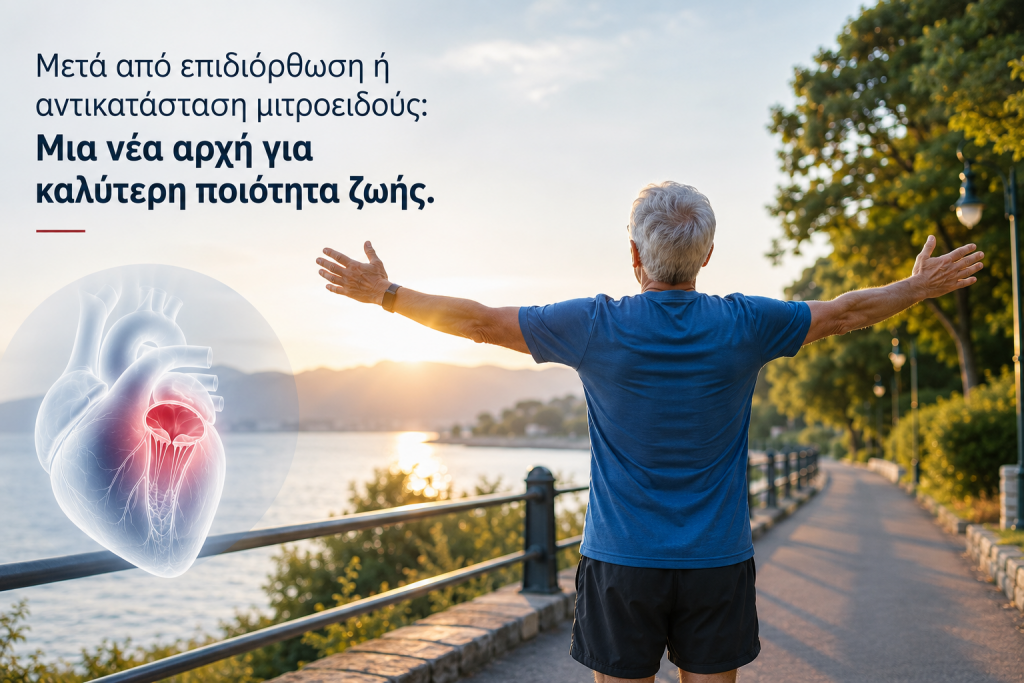Τι αλλάζει στη ζωή μου μετά από επιδιόρθωση ή αντικατάσταση μιτροειδούς;